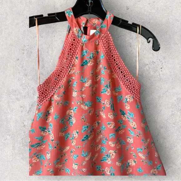 Adorable Angie Girls Sun Dress Halter Lace Peach Size M Great Condition! - Picture 13 of 13